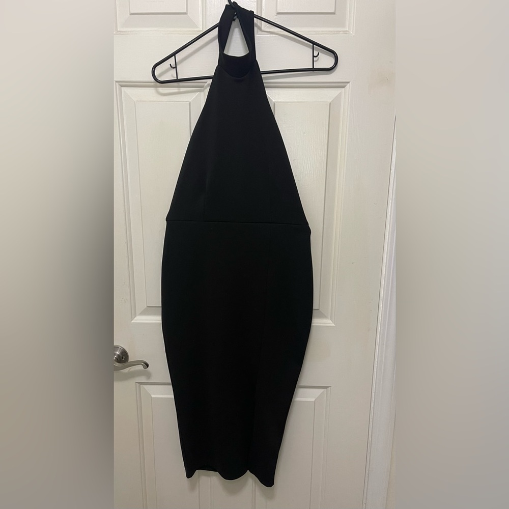 Black choker MIDI Dress (New)